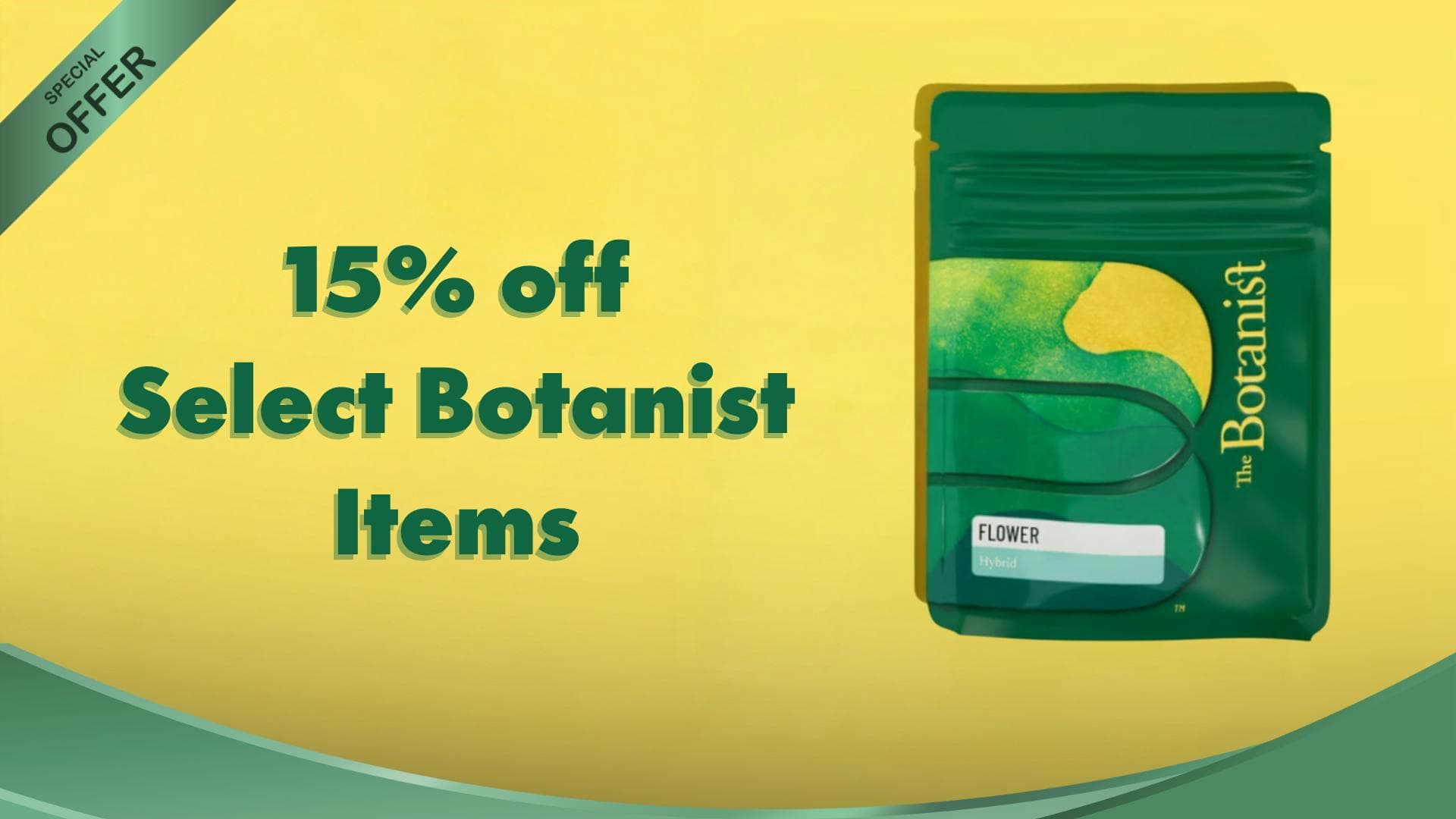 15% off Select Botanist Products