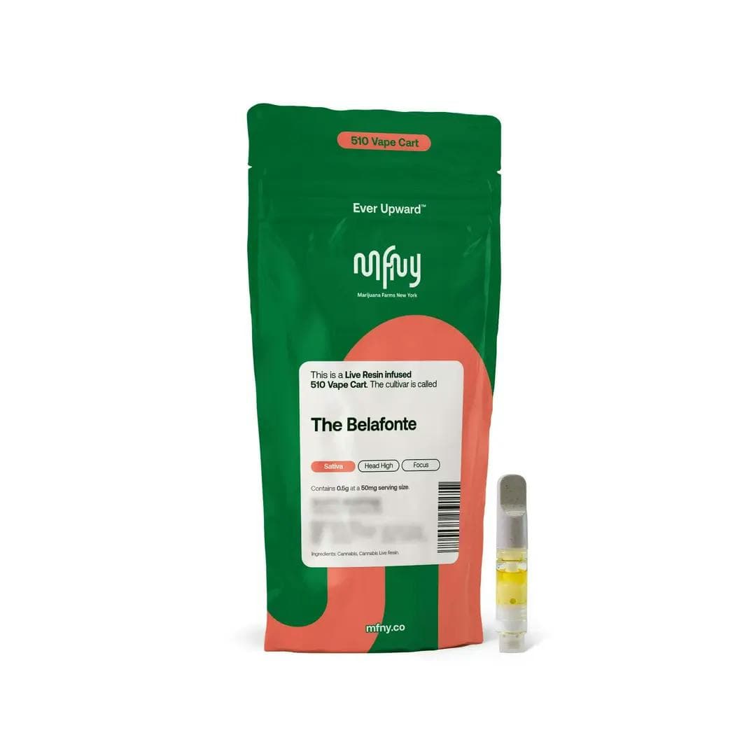 The Belafonte Live Resin 510 Cart .5G - MFNY