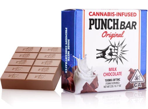 Milk Chocolate • 100mg - Punch Bar | Treehouse Cannabis
