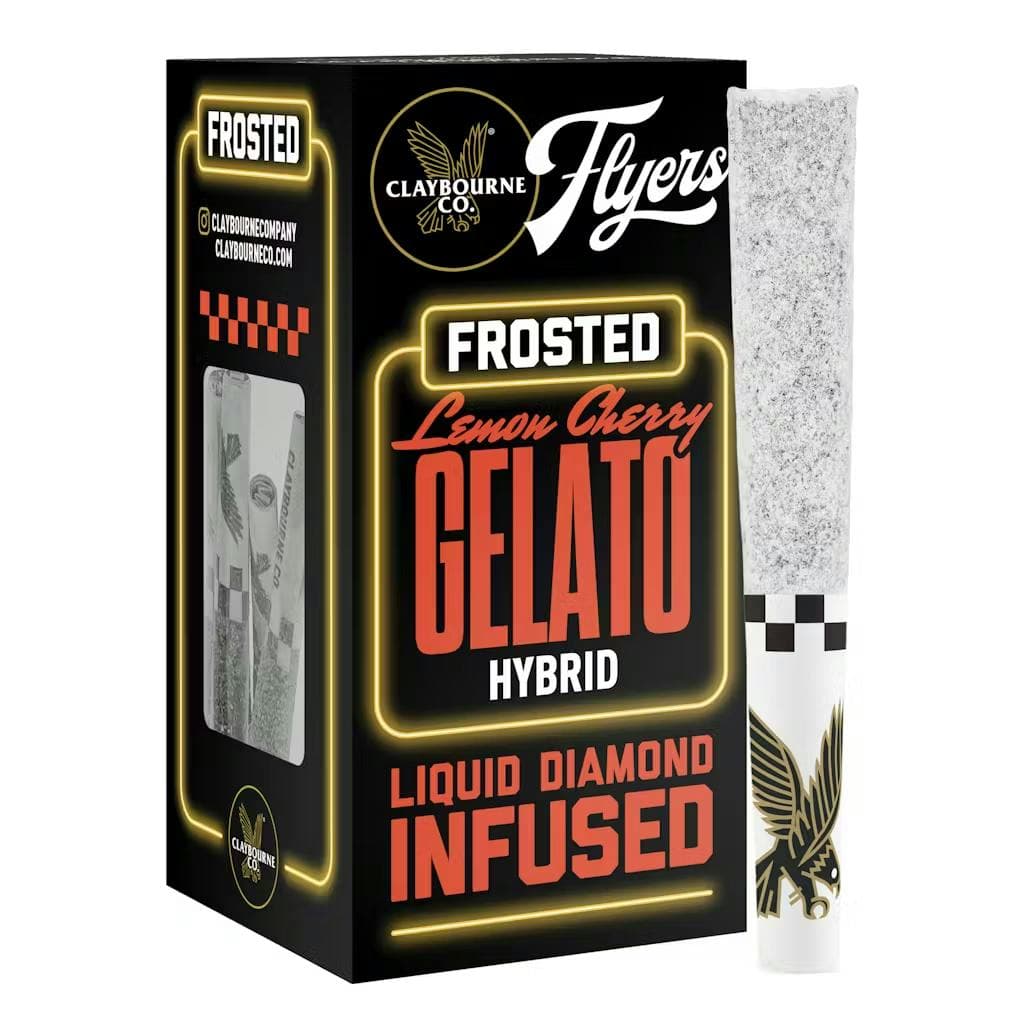 product image for Lemon Cherry Gelato Diamond Frosted Flyers Pre-Rolls 5 Pack 2.5g