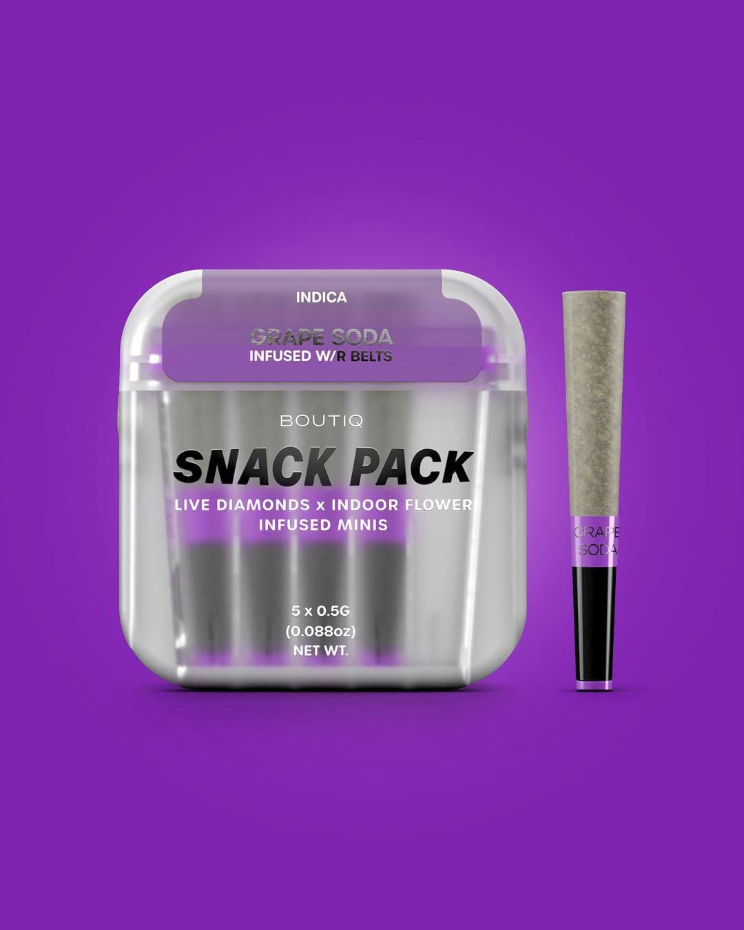 product image for Grape Soda x Rainbow Belts Snack Pack 5 Pk Pre-roll 2.5g