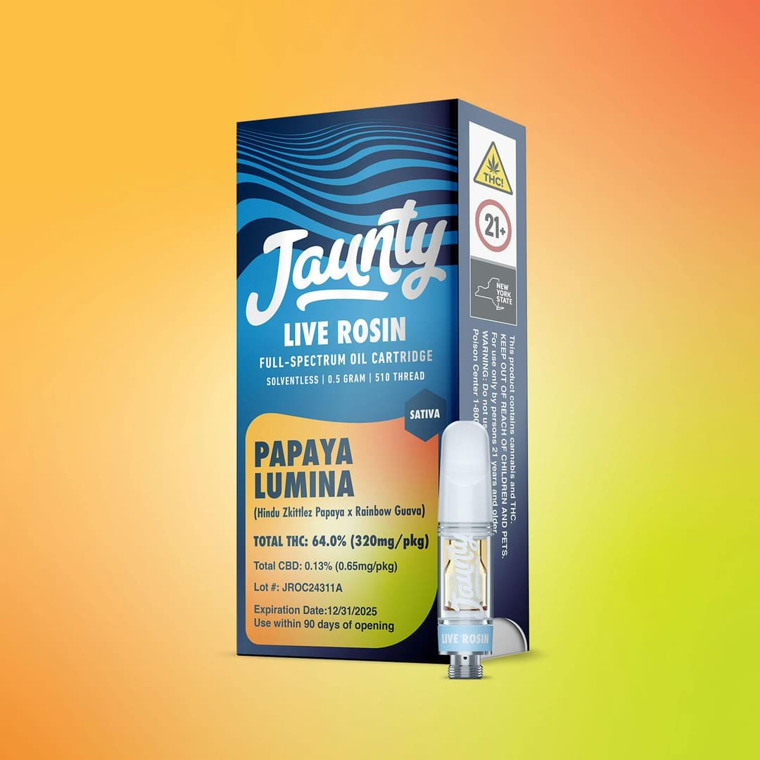 Papaya Lumina • Live Rosin Cartridge • 0.5g - Jaunty | Treehouse Cannabis