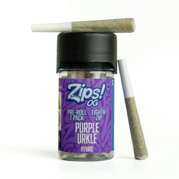 Purple Urkel • 7pk Pre-rolls • 3.5g - Zips Og | Treehouse Cannabis
