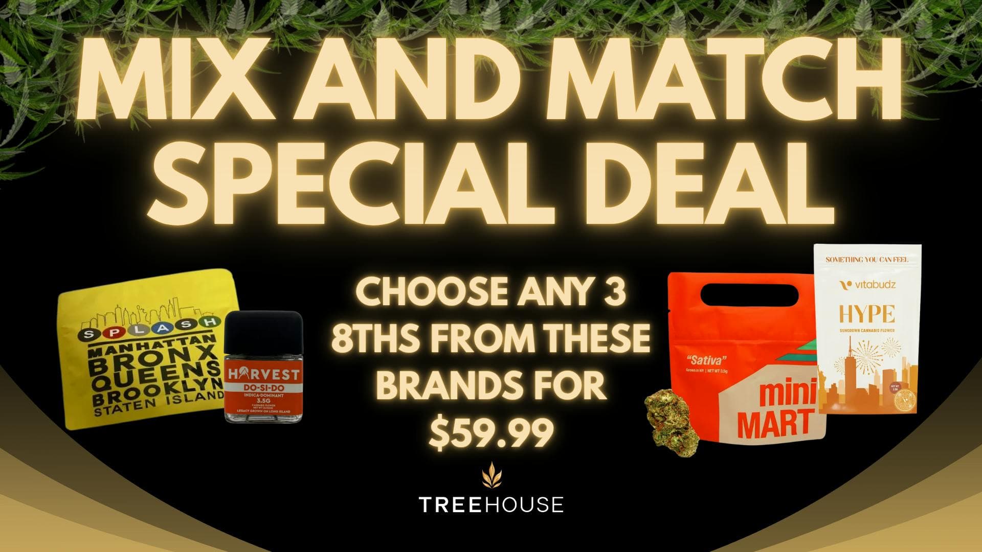 Deal: Mix & Match 3 Eighths for $59.99