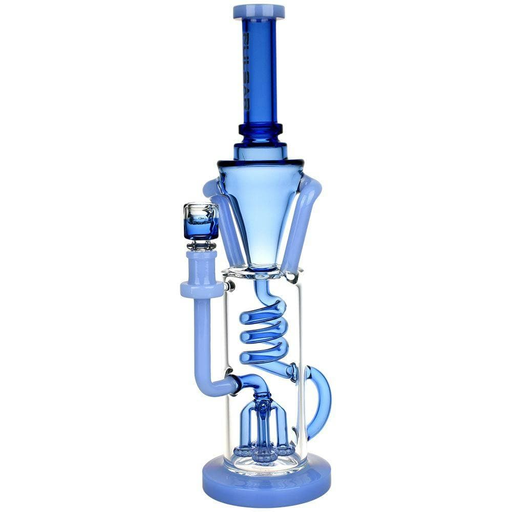 Pulsar Twister Glass Recycler Water Pipe • 14.5" • 14mm F -  | Treehouse Cannabis