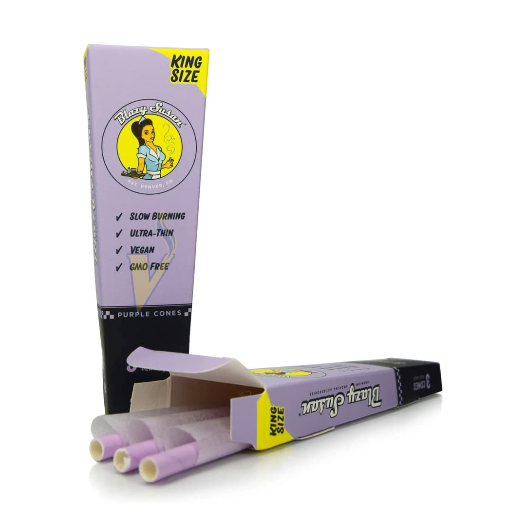 King Size Purple Pre Rolled Cones • 3 Pack -  | Treehouse Cannabis