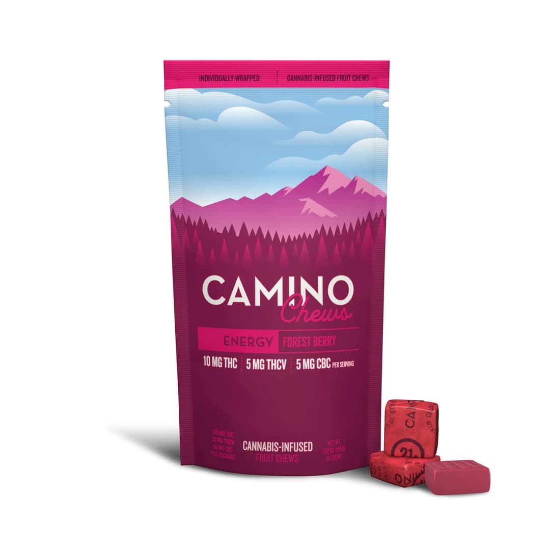 Forest Berry 'Energy' Camino Chews 10mg THC: 5mg CBC: 5mg THCV [10pk] - Camino | Treehouse Cannabis