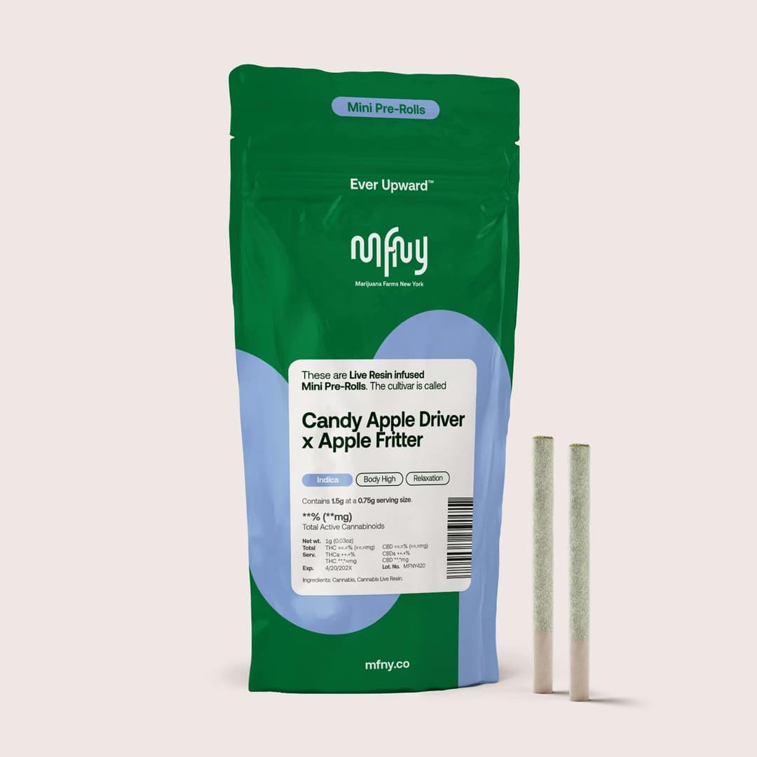 Candy Apple Driver x Apple Fritter Resin Infused 2 Pre-Roll pack •  1.5g - MFNY | Treehouse Cannabis