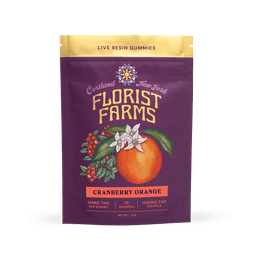 Cranberry Orange | 10 pack Live Resin Gummies | 100mg