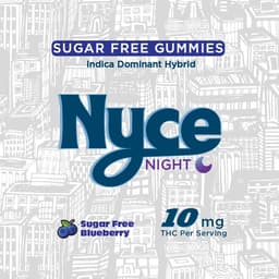 Blueberry "Sugar Free" Live Rosin Gummies | 10 pack | 100mg