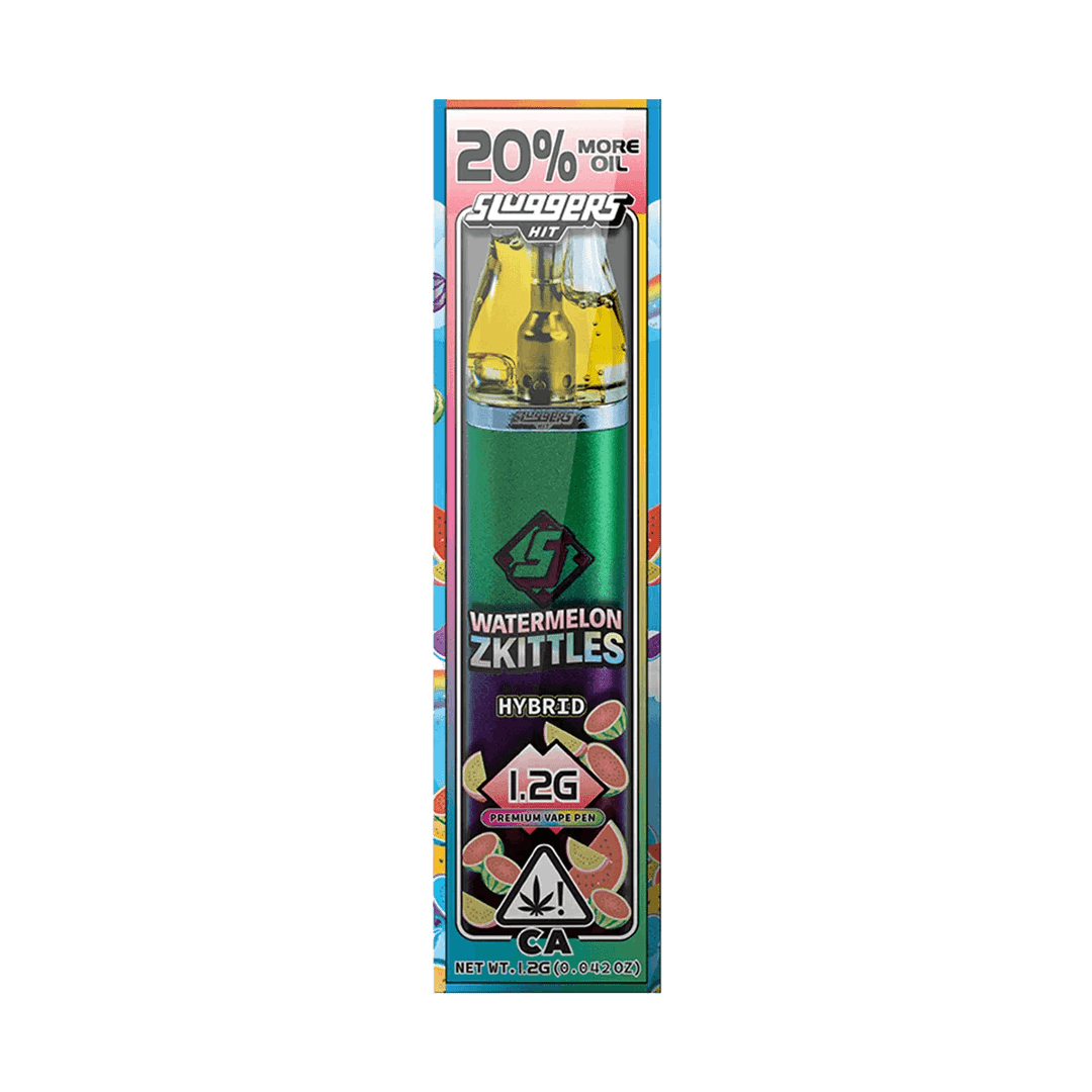 Watermelon Zkittles Grand Slam • Disposable Vape • • 1.2g - Sluggers | Treehouse Cannabis