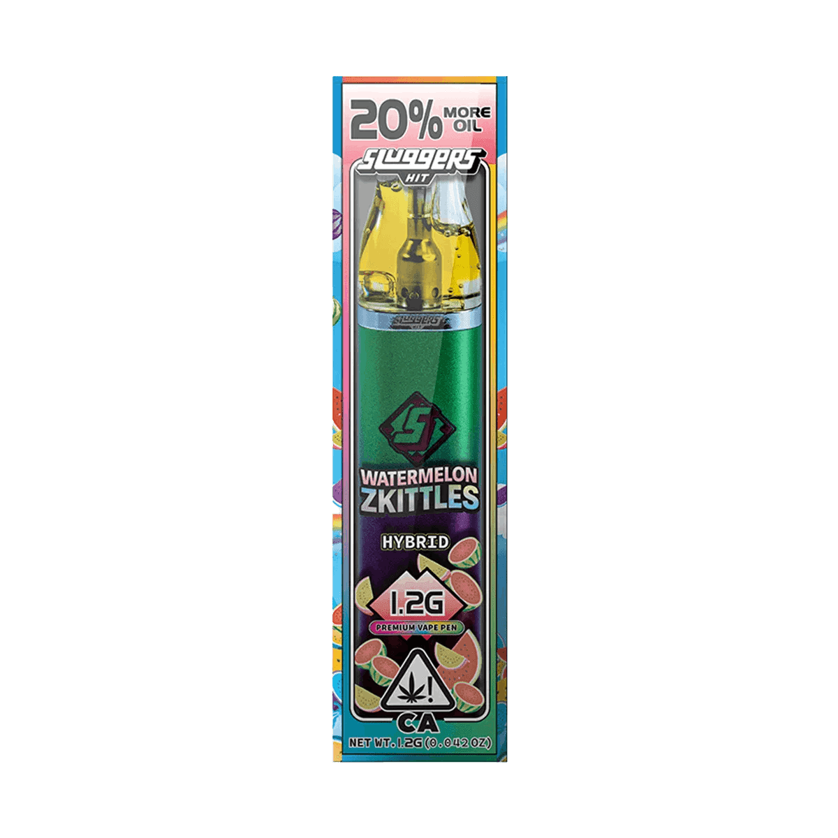 Watermelon Zkittles Grand Slam Disposable Vape 1.2g - Sluggers