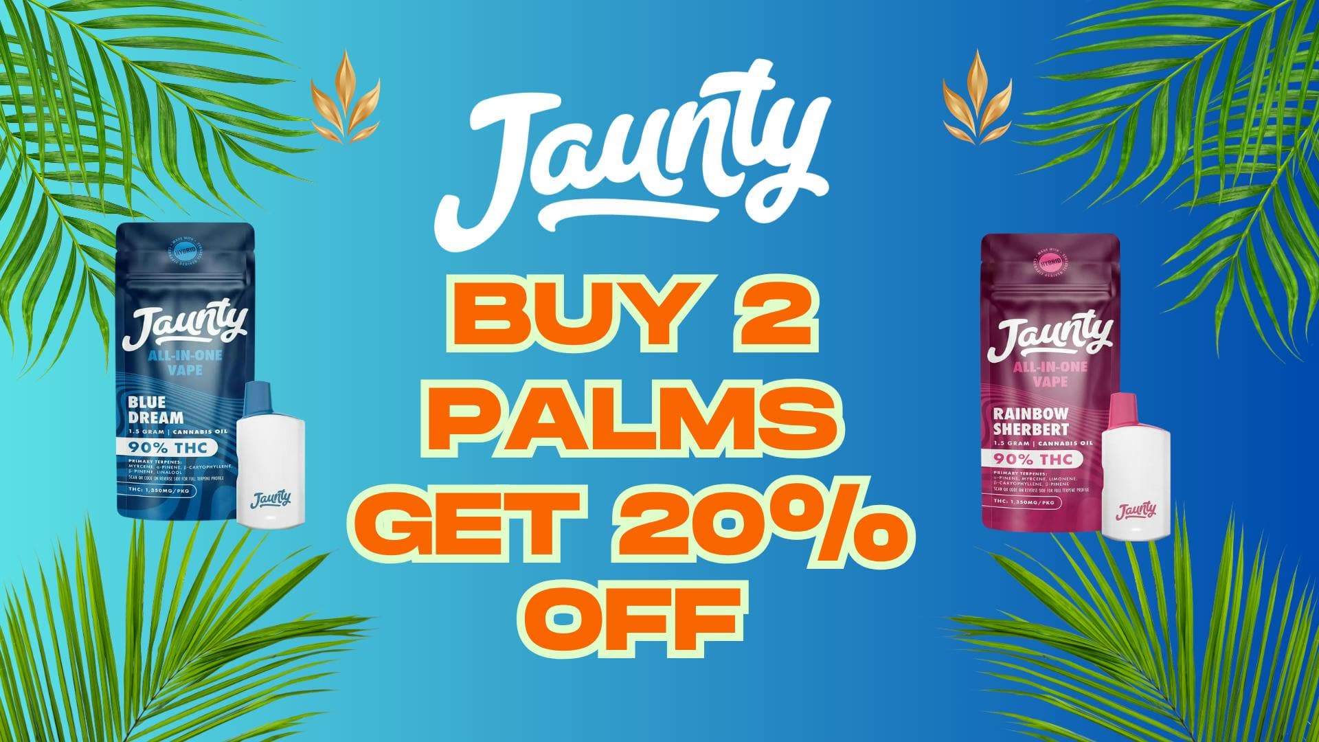 Save 20$ and score 3 Grams for $99: Jaunty Vape Bundle