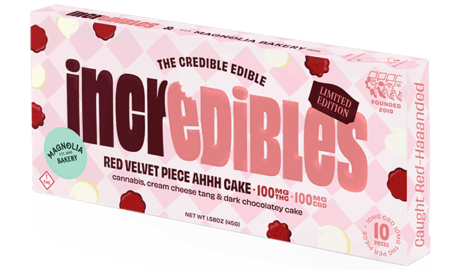 Red Velvet Cake Chocolate Bar 200mg - Incredibles