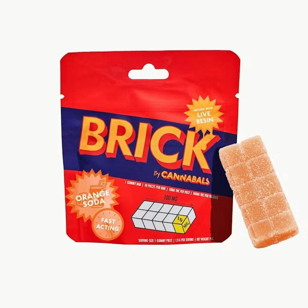 product image for Lychee Brick Live Resin Gummie 10 pack 100mg