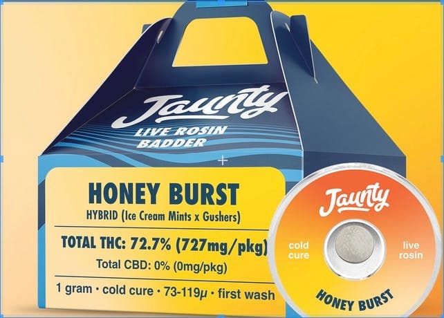 Honey Burst • Live Rosin Concentrate • 1g - Jaunty | Treehouse Cannabis