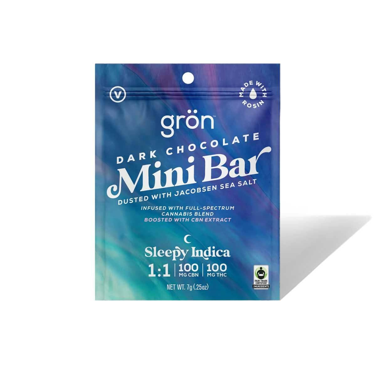 product image for 1:1 Dark Chocolate Mini Bar - CBN/THC - Sleepy Indica