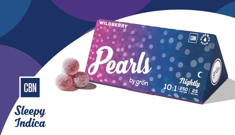 product image for Wildberry Pearls 2:1 THC:CBN Gron 10 pack 100mg