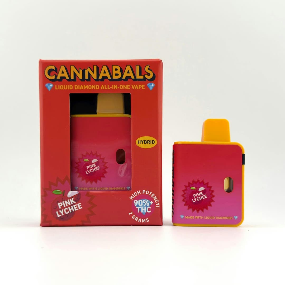 Pink Lychee Liquid Diamond • Disposable Vape • 2g - Cannabals | Treehouse Cannabis