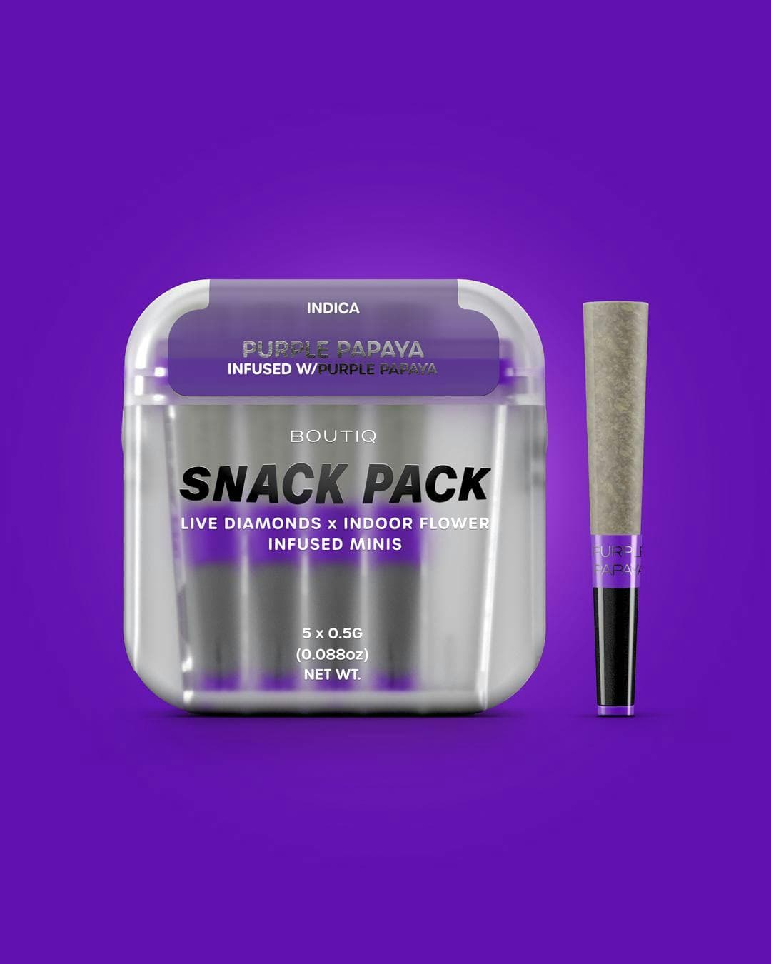 product image for Purple Papaya x Purple Papaya Snack Pack 5 Pk Pre-roll 2.5g
