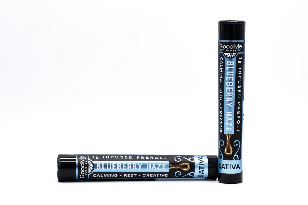 Blueberry Haze • Infused Pre-roll • 1g - Goodlyfe Infusions | Treehouse Cannabis