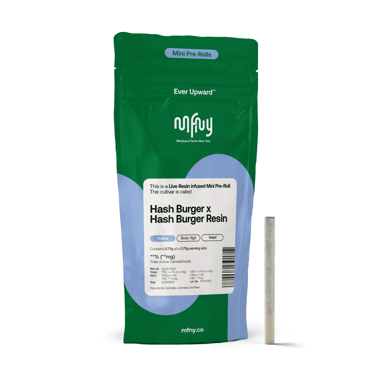 product image for Hash burger X Hash Burger Resin Resin Infused Pre-Roll .75g