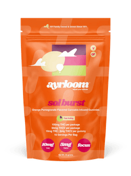 Sol Burst 2:1 | 100mg THC 50mg THCV | Gummies 10 Pack