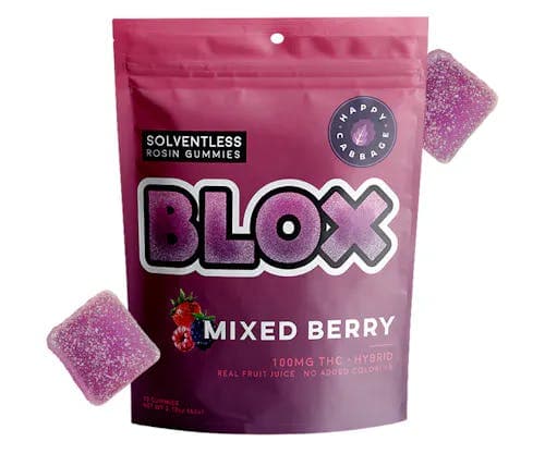 Mixed Berry Gummies 10 Pack 100mg - Happy Cabbage