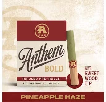 product image for Pineapple Haze Wood Tip Infused 5 pack Pre-Roll 2.5g