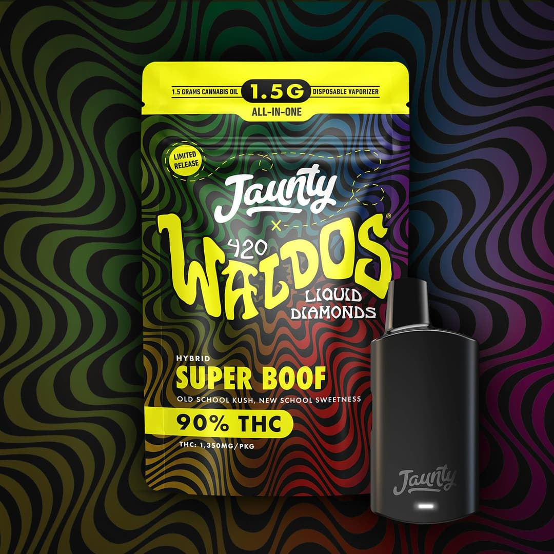 420 Waldos • Liquid Diamonds Disposable • 1.5g - Jaunty | Treehouse Cannabis