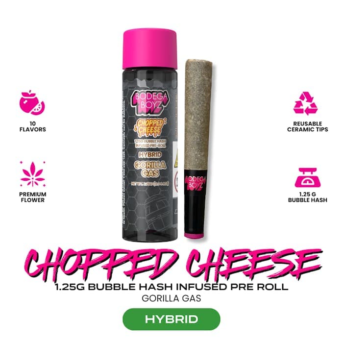 Gorilla Glue • Bubble Hash Infused Pre-Roll  • 1.25g - BODEGA BOYZ | Treehouse Cannabis