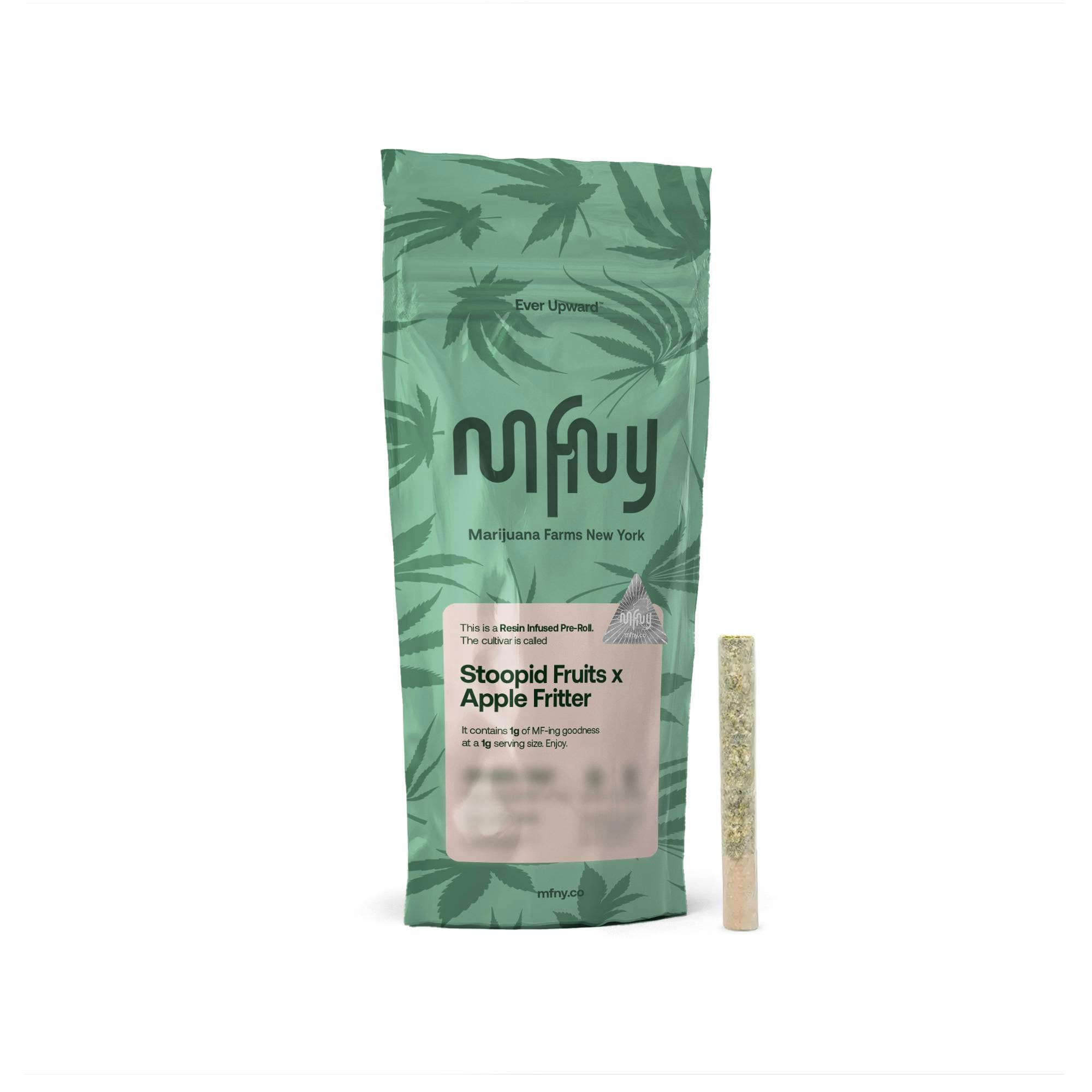 Stoopid Fruits x Apple Fritter Resin Infused Pre-Roll 1g - MFNY