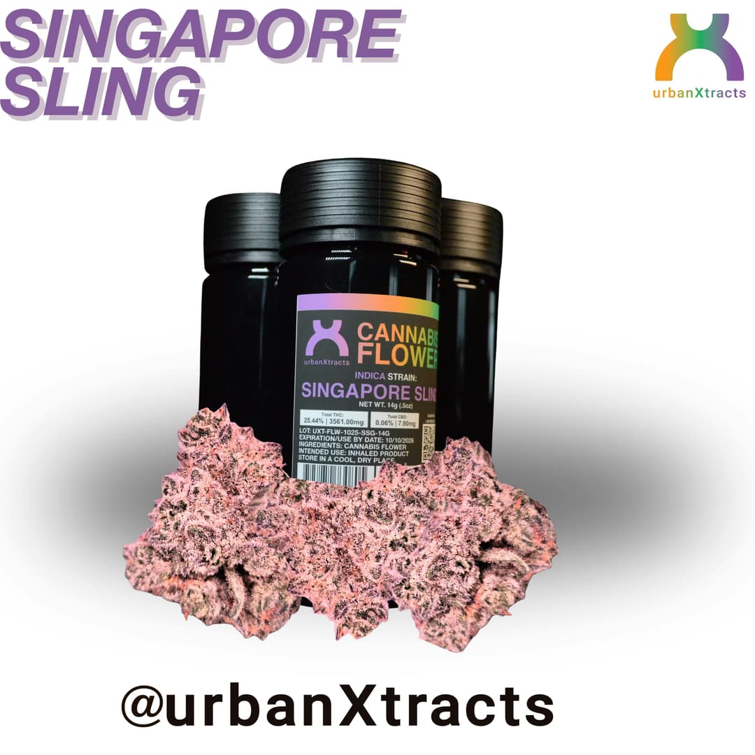 Singapore Sling Flower • 14G - urbanXtracts | Treehouse Cannabis