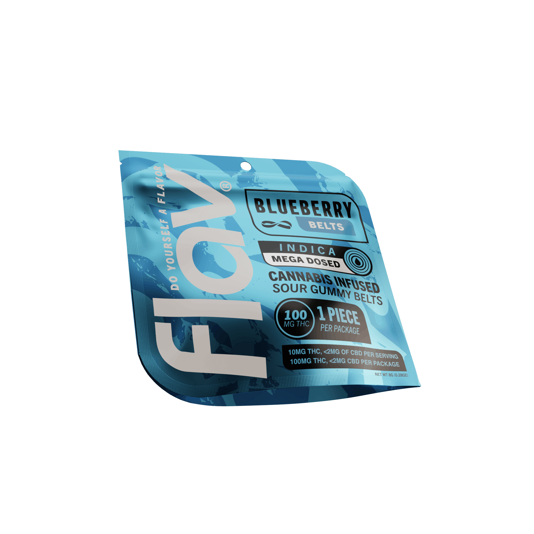 Blueberry Mega Belt - Live Resin - 100mg - Indica - Flav