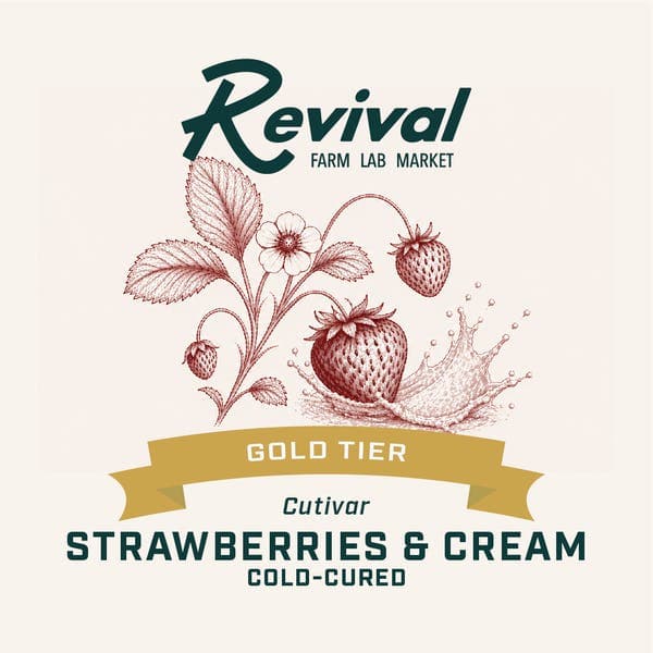 product image for Strawberries & Cream Live Rosin Concentrate 1g