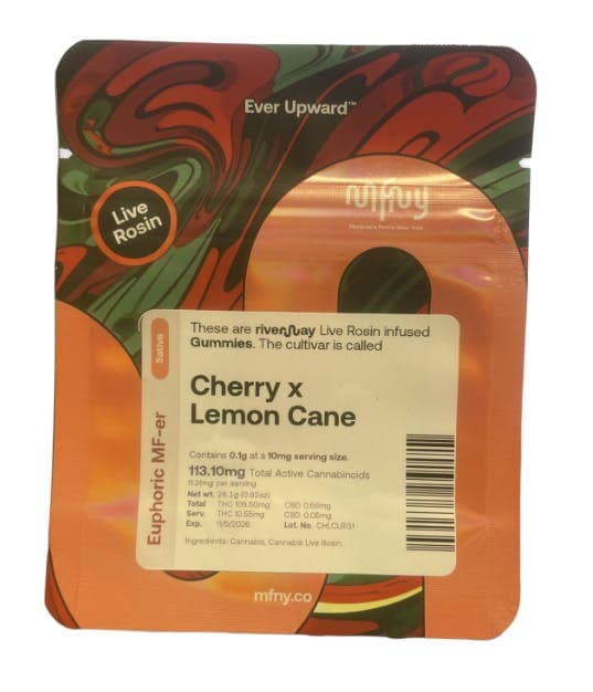 Cherry x Lemon Cane • Gummies • 10 Pack • 100mg - MFNY | Treehouse Cannabis