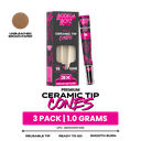 Ceramic Tip Premium Cones •  3Pack