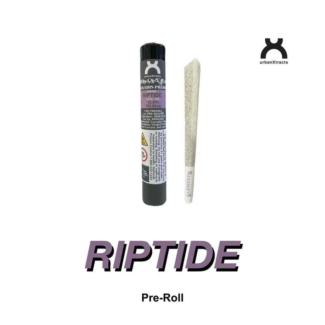 Riptide • Pre-Roll • 1g • urbanXtracts - urbanXtracts | Treehouse Cannabis