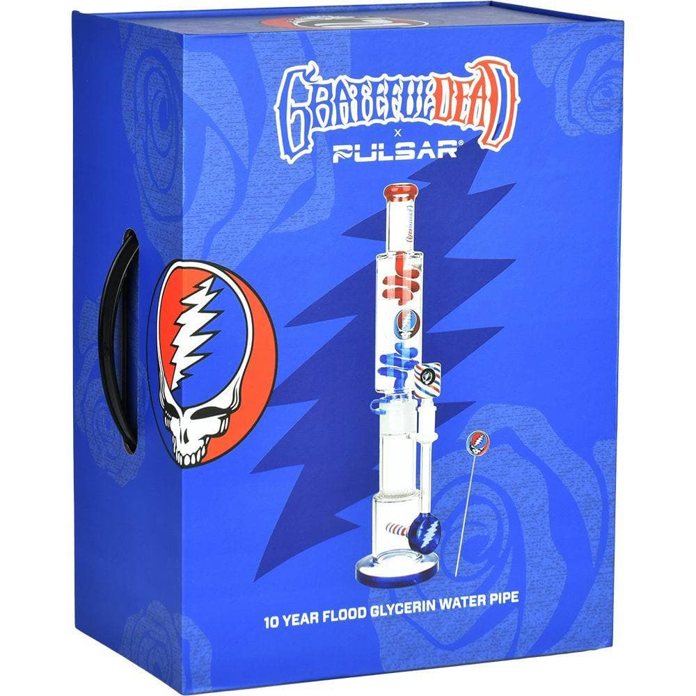 Grateful Dead x Pulsar 10 Year Flood Glycerin Water Pipe Kit - 16" / 14mm F -  | Treehouse Cannabis