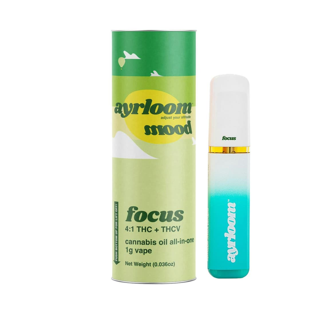 Focus • Mood THC: THCV • Disposable • 1g - ayrloom | Treehouse Cannabis