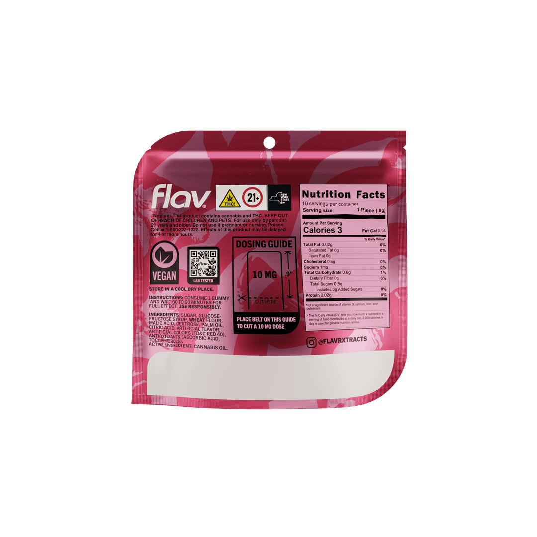 Strawberry Mega Belt - Live Resin - 100mg - Sativa - Flav | Treehouse Cannabis