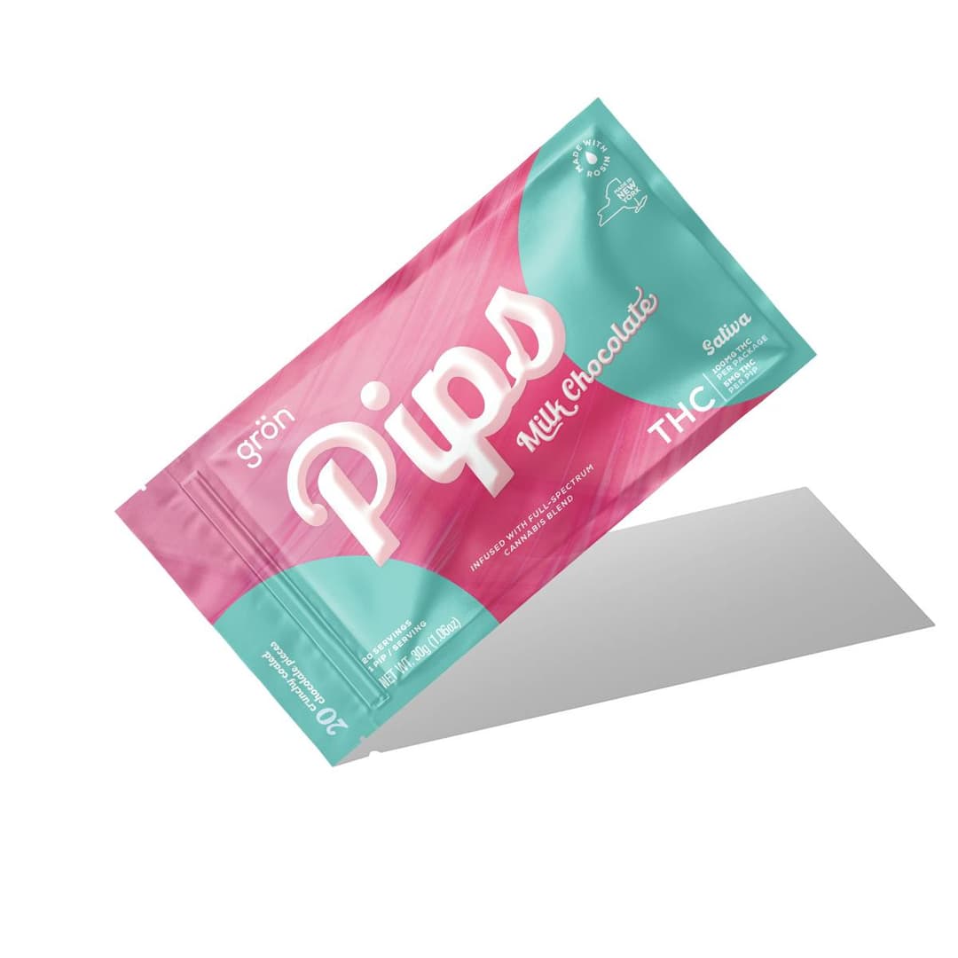 Milk Chocolate Pips - THC - Sativa - Grön | Treehouse Cannabis