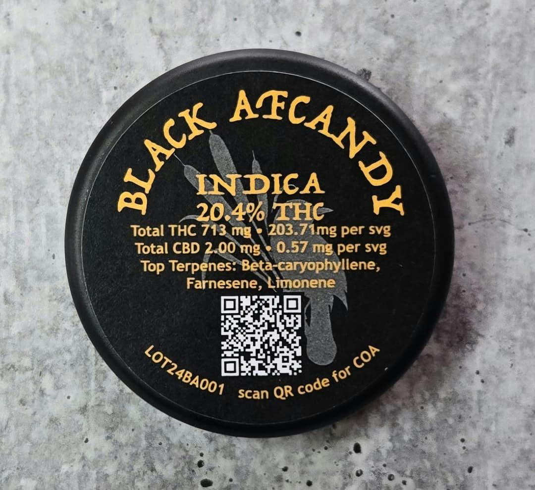 Black Afcandy  • Flower • 3.5g - Blackbird Gardens | Treehouse Cannabis