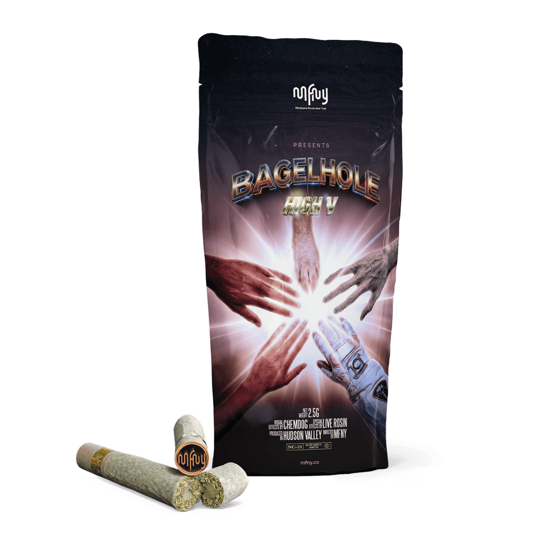 "Bagel Hole" ChemDog x Chemdog  Live Rosin • Rosin Infused Pre-Roll • 2.5g - MFNY | Treehouse Cannabis