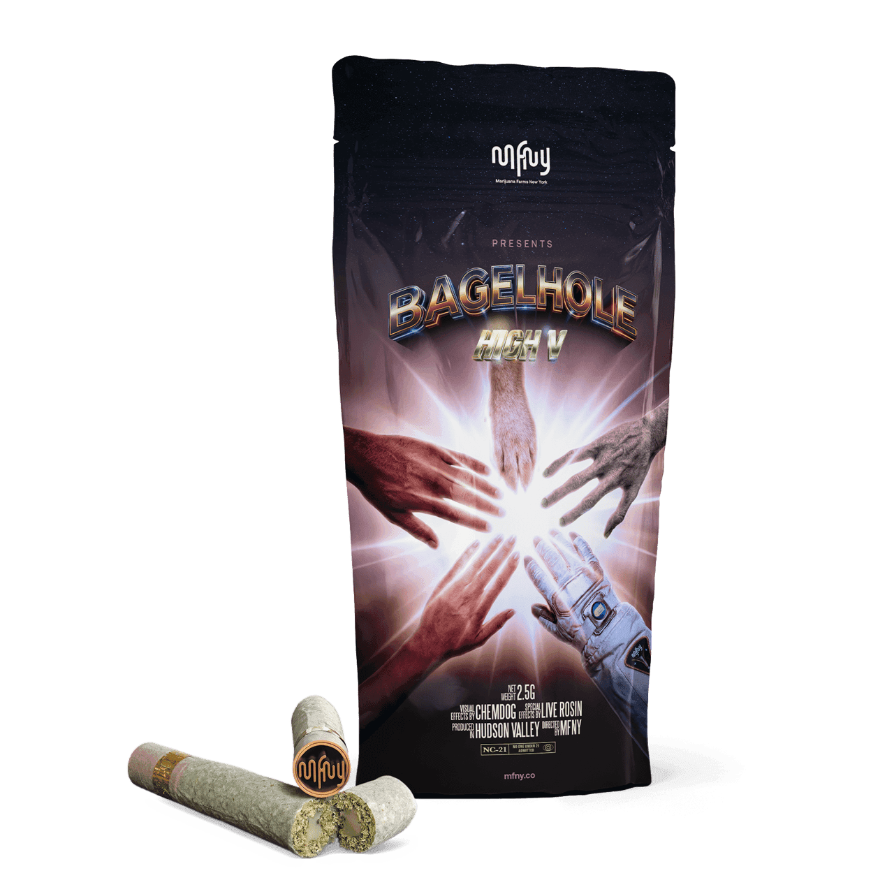 "Bagel Hole" ChemDog x Chemdog Live Rosin Rosin Infused Pre-Roll 2.5g - MFNY