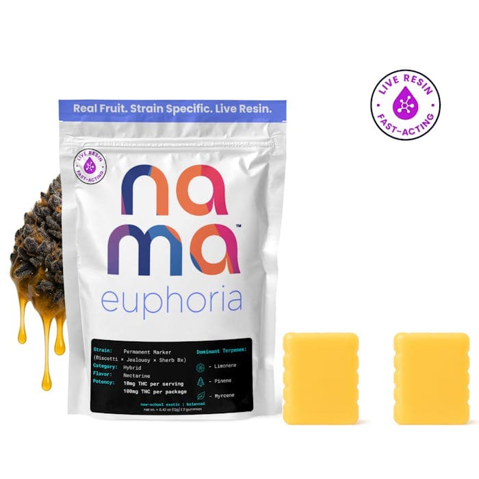 Grandaddy Purp Live Resin Gummies 100mg - nama