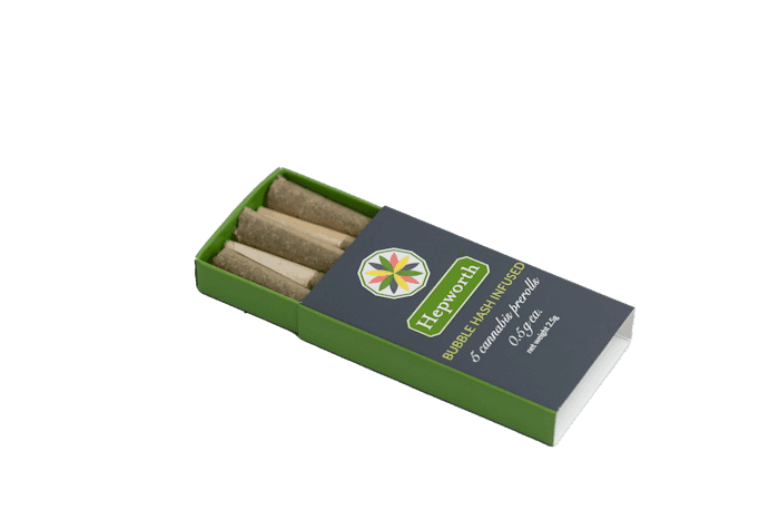 product image for Mimosa Flower with Mango Dog x White Runtz Bubble Hash Pre-Rolls 5 Pack
