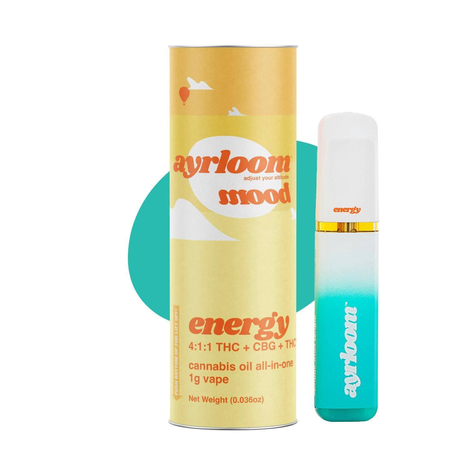 product image for Energy Mood THC:THCV:CBG Disposable 1g