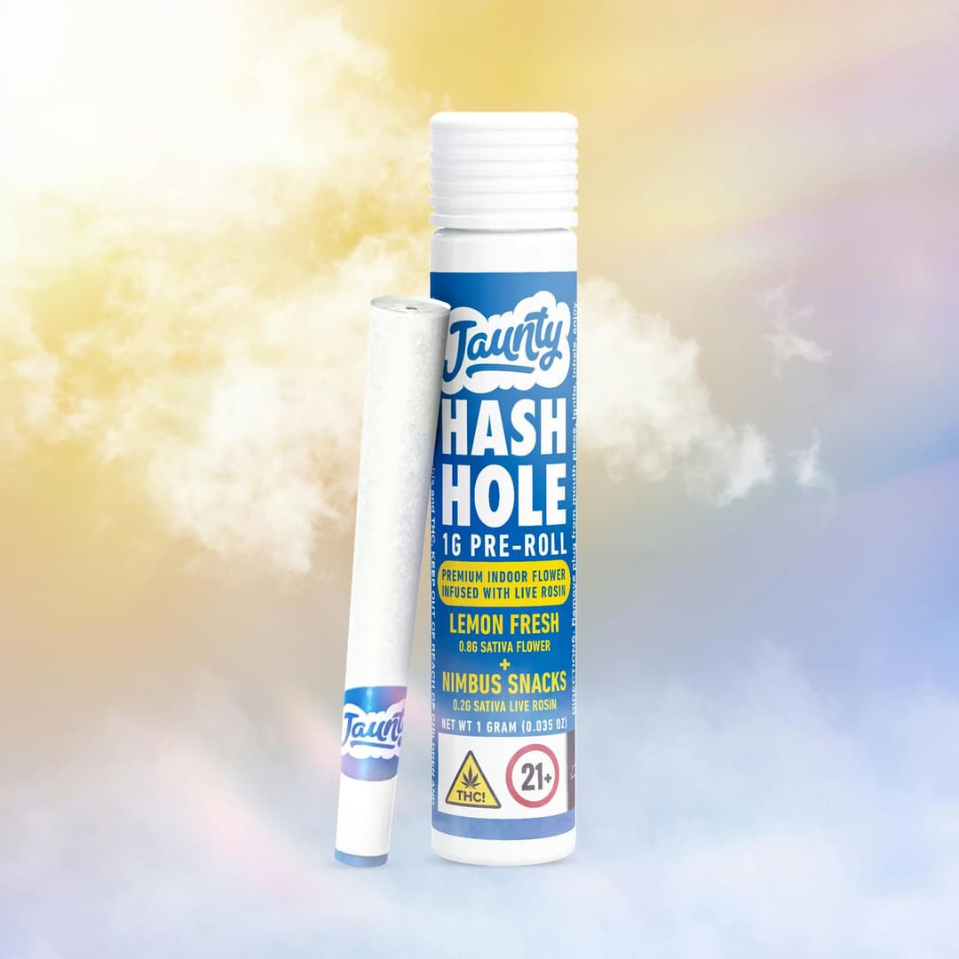 Lemon Fresh + Nimbus Snacks • Hash Hole Pre-roll • 1g - Jaunty | Treehouse Cannabis