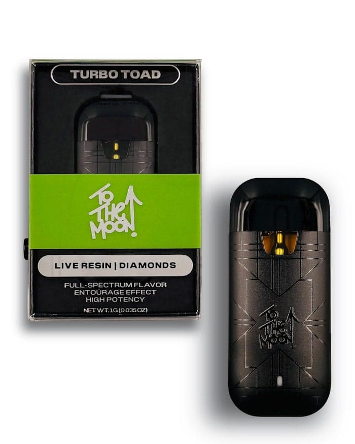 Turbo Toad • Live Resin + Diamonds Vape • 1g - To The Moon | Treehouse Cannabis